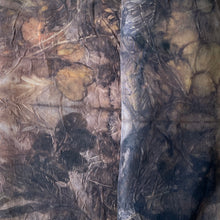 eco printed silk chiffon