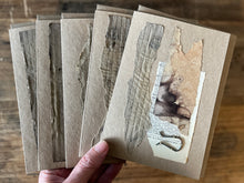collaged greeting card - fragments