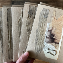 collaged greeting card - fragments