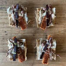 tiny brooch - rustic