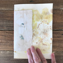 ecoprinted book or journal