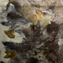 eco printed vintage wool fabric
