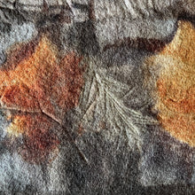 eco printed wool felt