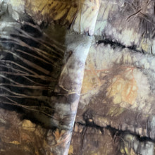 eco printed silk scarf