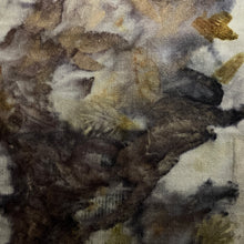 eco printed vintage wool fabric