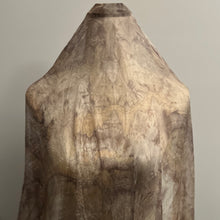 eco printed silk gauze