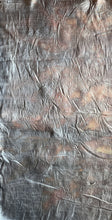 eco printed vintage silk fabric