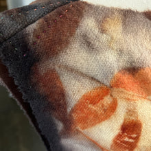 eco printed tabard + scarf/shawl