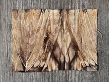 eco printed canvas - set of 4