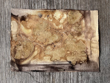 eco printed canvas - set of 4
