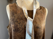 eco printed silk dress