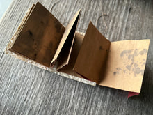ecoprinted mini book/journal