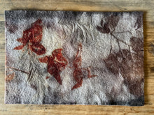eco printed wool felt
