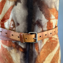 eco printed tabard + scarf/shawl