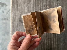 ecoprinted mini book/journal