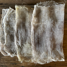 eco dyed cotton gauze (set of 3)