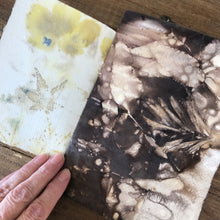 ecoprinted book or journal