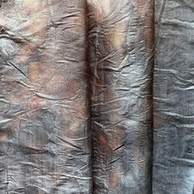 eco printed vintage silk fabric