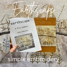 earthscape - simple embroidery (mini tutorial)