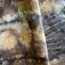 eco printed silk scarf