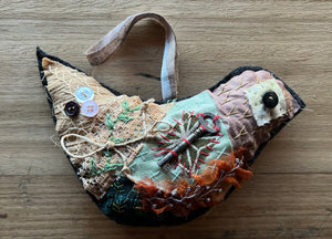 ‘tattered’ bird hanger