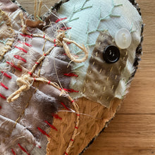 ‘tattered’ bird or heart hanger