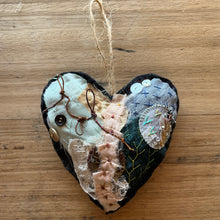 ‘tattered’ bird or heart hanger
