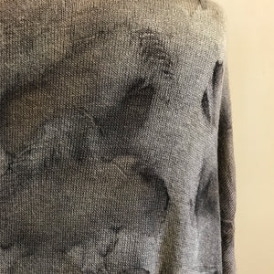 eco printed cardigan with pockets