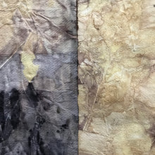 eco printed papers - afterglow