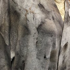 eco printed cardigan with pockets