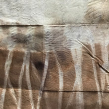eco printed silk