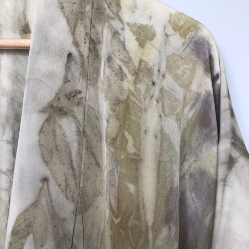 eco printed vintage kimono