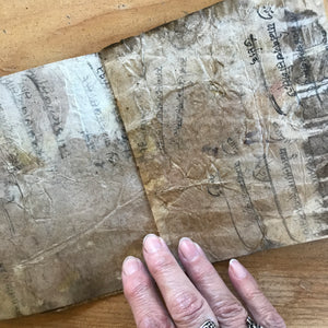 ecoprinted handmade book or journal