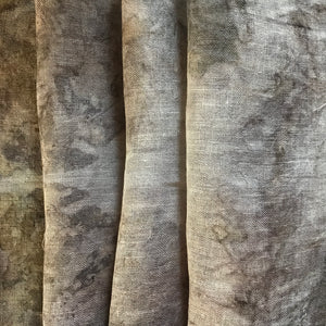 eco printed European linen
