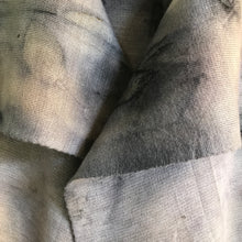 eco printed long-line vest