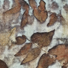 eco printed handwoven silk