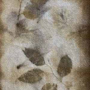 eco printed vintage wool fabrics