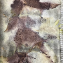 eco printed vintage wool fabric