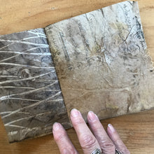 ecoprinted handmade book or journal