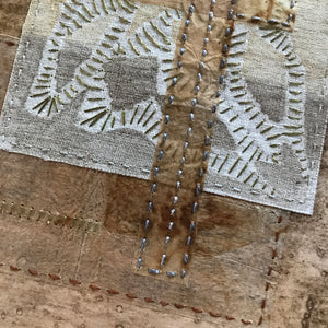 stitched collage wall art - earthsongs