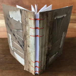 ecoprinted book - holding it all together 1